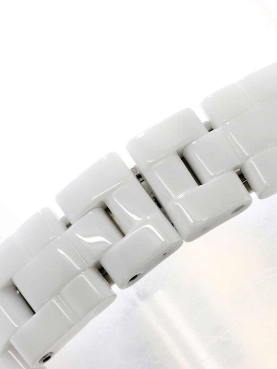 Chanel 29 mm Watch Diamond White Shell Ceramic Quartz